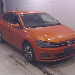2019 Volkswagen Polo orange gasoline used car Japan export