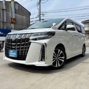 2021 Toyota Alphard pearl gasoline used car Japan export