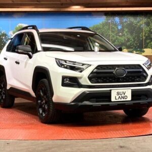 2023 Toyota Rav4 white hybrid used car Japan export