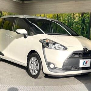 2016 Toyota Sienta white gasoline used car Japan export