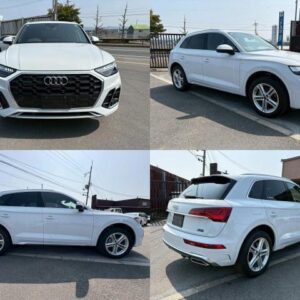 2022 Audi Q5 white diesel used car Japan export