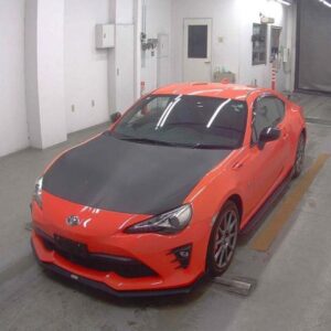 2017 Toyota 86 orange gasoline used car Japan export