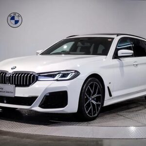 2021 Bmw 5 Series white gasoline used car Japan export