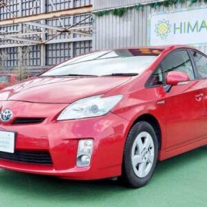 2009 Toyota Prius red hybrid used car Japan export