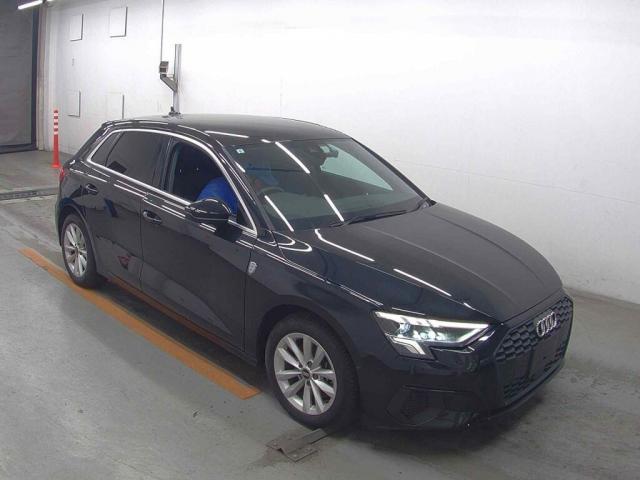 Ref:AUX-23098604 AUDI A3 2021 1 2021 Audi A3 black gasoline used car Japan export