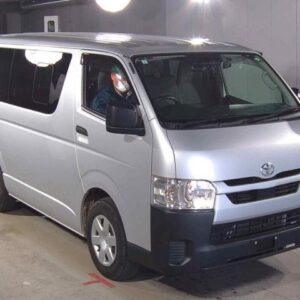 2022 Toyota Hiace Van silver diesel used car Japan export