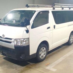 2016 Toyota Hiace Van white diesel used car Japan export