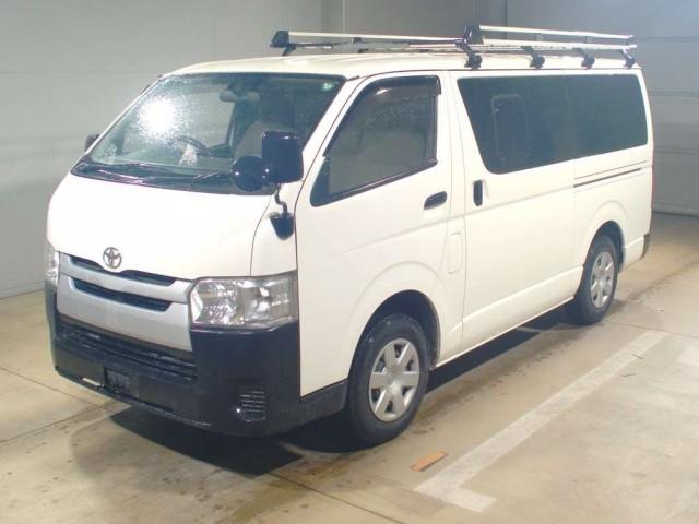 Ref:AUX-23098643 TOYOTA HIACE VAN 2016 1 2016 Toyota Hiace Van white diesel used car Japan export