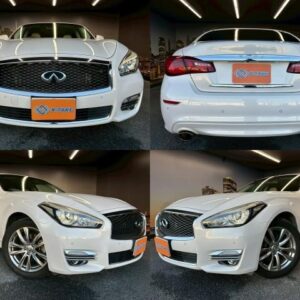 2015 Nissan Fuga white gasoline used car Japan export