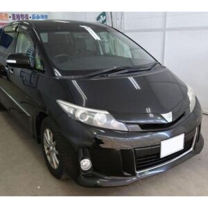 2013 Toyota Estima black gasoline used car Japan export