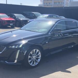 2023 Cadillac Cadillac Ct5 black gasoline used car Japan export