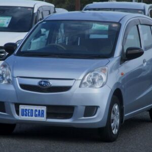 2015 Subaru Pleo silver gasoline used car Japan export