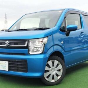 2018 Suzuki Wagon R blue gasoline used car Japan export