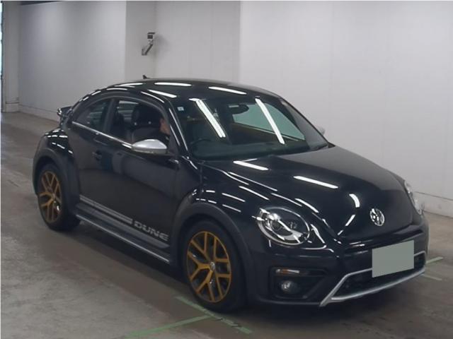 Ref:AUX-23112051 VOLKSWAGEN THE BEETLE 2017 1 2017 Volkswagen The Beetle black gasoline used car Japan export