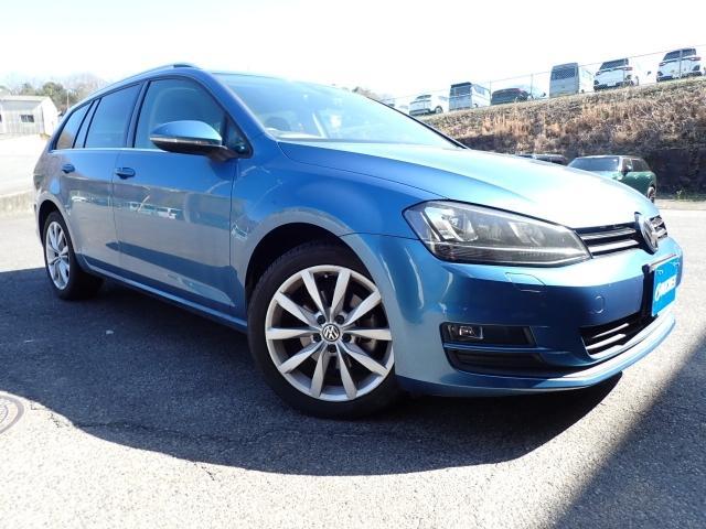 Ref:AUX-23112240 VOLKSWAGEN GOLF VARIANT 2017 1 2017 Volkswagen Golf Variant blue gasoline used car Japan export