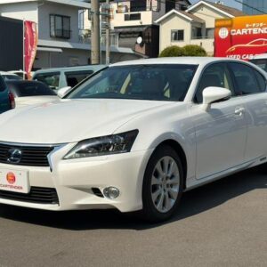 2013 Lexus Gs white hybrid used car Japan export