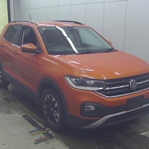 2021 Volkswagen T-Cross orange gasoline used car Japan export