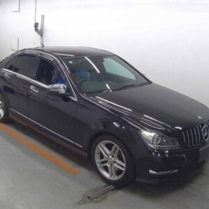 2012 Mercedes Benz C-Class black gasoline used car Japan export