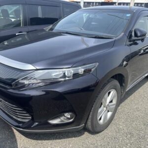 2017 Toyota Harrier black gasoline used car Japan export