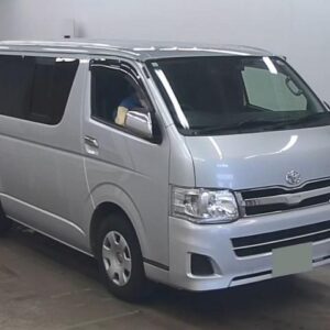 2013 Toyota Regius Ace Van silver diesel used car Japan export