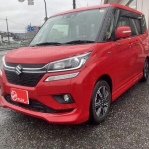 2018 Suzuki Solio Bandit red gasoline used car Japan export