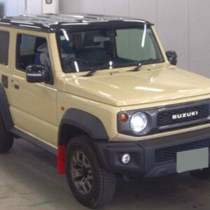2022 Suzuki Jimny Sierra yellow gasoline used car Japan export