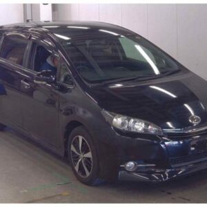 2016 Toyota Wish black gasoline used car Japan export