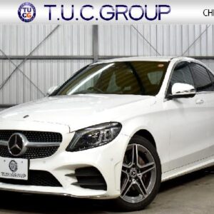 2020 Mercedes Benz C-Class white diesel used car Japan export