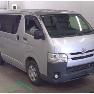 2019 Toyota Hiace Van silver gasoline used car Japan export