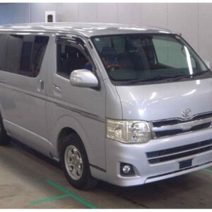 2010 Toyota Hiace Van silver gasoline used car Japan export