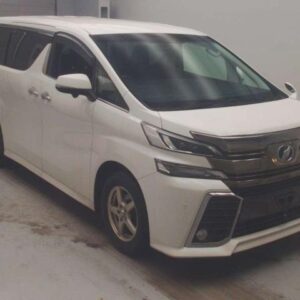 2015 Toyota Vellfire pearl gasoline used car Japan export