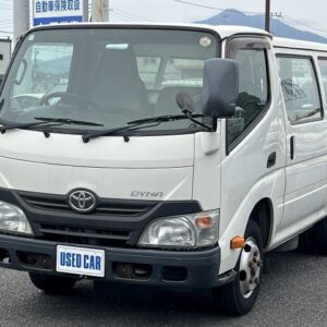 2014 Toyota Dyna Route Van white diesel used car Japan export
