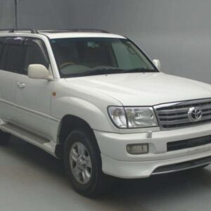 2003 Toyota Land Cruiser 100 pearl gasoline used car Japan export