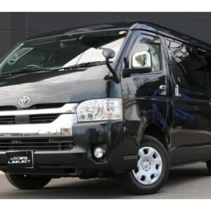 2020 Toyota Hiace Wagon black gasoline used car Japan export