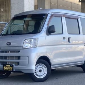 2015 Subaru Sambar Van silver gasoline used car Japan export