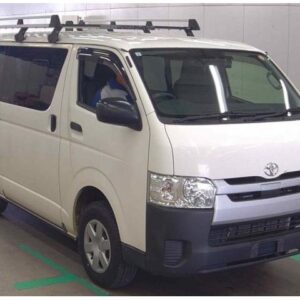 2018 Toyota Hiace Van white diesel used car Japan export