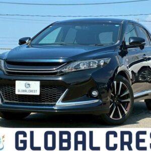 2017 Toyota Harrier black gasoline used car Japan export
