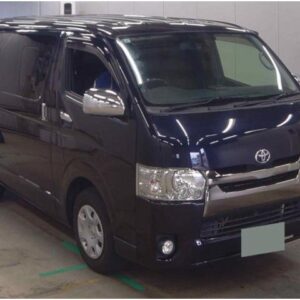 2016 Toyota Hiace Van black diesel used car Japan export