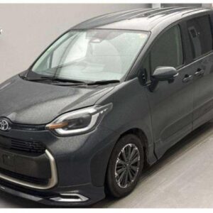 2023 Toyota Sienta gray gasoline used car Japan export
