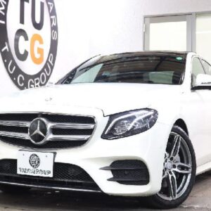 2017 Mercedes Benz E-Class white gasoline used car Japan export