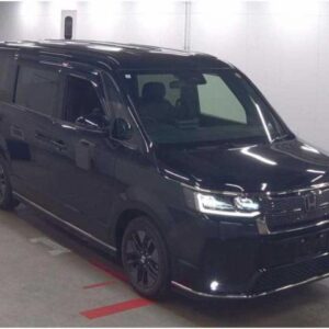 2023 Honda Stepwagon black gasoline used car Japan export