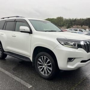 2020 Toyota Land Cruiser Prado pearl diesel used car Japan export