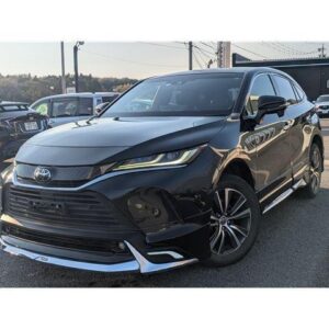 2021 Toyota Harrier black gasoline used car Japan export