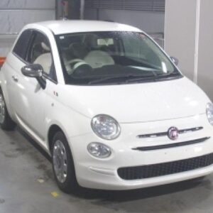 2019 Fiat 500 white gasoline used car Japan export
