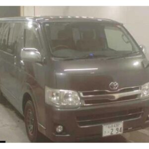 2012 Toyota Regius Ace Van gray diesel used car Japan export