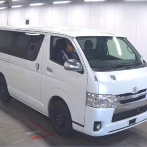 2014 Toyota Hiace Van pearl gasoline used car Japan export