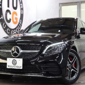 2021 Mercedes Benz C-Class black gasoline used car Japan export