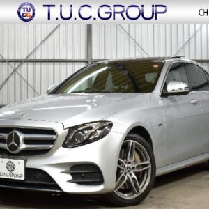 2018 Mercedes Benz E-Class silver hybrid used car Japan export