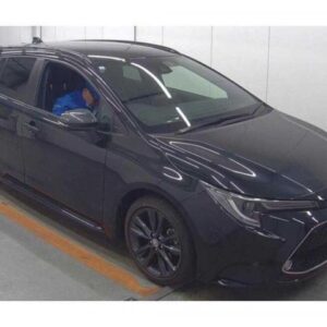 2021 Toyota Corolla Touring black gasoline used car Japan export