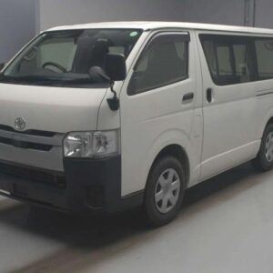 2018 Toyota Hiace Van white gasoline used car Japan export